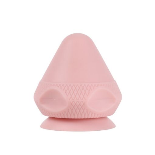 Silicone Suction Cup Muscle Massage Ball (Pink) - 1