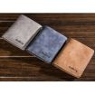 Baellerry BLR1152 Men's Vintage Gray Vertical Short Wallet - 2