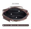 WEIXIER D235 Men Shoulder Bag Portable Light Brown PU Handbag - 4