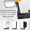 WEST BIKING Black Folding Bicycle Handlebar Mirror - 5