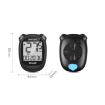 GIYO M3 Wireless Bike GPS LCD Cycling Computer Stopwatch (Black) - 3