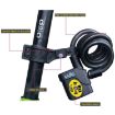 ULAC AL-3P Bicycle Alarm Cable Lock for Mountain Bikes - 3