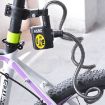 ULAC AL-3P Bicycle Alarm Cable Lock for Mountain Bikes - 6