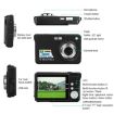 K09 48MP CCD HD Retro Self-Portrait Video Camera (Red) - 4