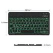 RGB Backlit Bluetooth Keyboard, 78 Keys, for Phone/Tablet (Black) - 3
