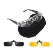 Adjustable Focus Fishing Telescope with Myopia, Yellow & Gray Clip - 1