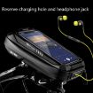 WILD MAN X3 0.5L Hard Shell Bike Phone Bag with Touch Screen (Red) - 6