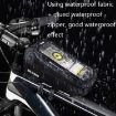 WILD MAN XS2 1L EVA Hard Shell Rainproof Cycling Bag (Black Red) - 4