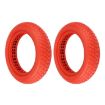 8.5" Red Honeycomb Shock-absorbing Tire for Xiaomi M365 Scooter - 2