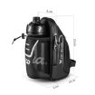 WEST BIKING Cycling Rear Seat Water Bottle Saddle Bag (Black) - 3