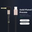 Type-C to 3.5mm Elbow Car Audio Adapter, 1.5m Cable Length - 5