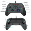 Ajazz AG110 Vibration Gamepad for Xbox, 2m Cable (White Blue) - 3