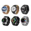 LOANIY DT70 Smart Call Watch - Analog Digital Display, Black Silicone - 2