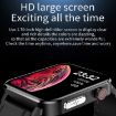 LOANIY E86 Smart Bluetooth Watch, 1.7" HR Monitor, Black Steel - 5