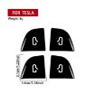 Tesla Model 3 Window Switch Stickers Set - Piano Black (4pcs) - 3
