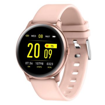 KW19 Wearkey Smart Watch 1.3" Pink - Blood Pressure Monitoring - 1