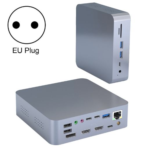 HC470 19-In-1 Laptop Docking Station for M1 MacBook Pro/Air, EU Plug - 1