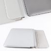 PU08DZ 13.3" Leather Laptop Liner Bag & Stand, Sapphire Blue Bag - 6