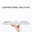 Leather Laptop Liner Bag 13.3" with Stand - Silver Gray + Bag - 3
