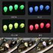 1 Set Green Skull Luminous Valve Cap for Car/Motorcycle Tire - 2