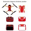 Sunnylife Aurora Red Protective Sticker for DJI Mini 3 Pro RC - 5
