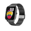 P8 1.4" Heart Rate & Blood Pressure Smart Watch, Black Steel - 1