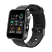T68 1.54" Smart Watch with Temp Monitoring & Flashlight (Black) - 1