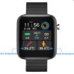 T68 1.54" Smart Watch with Temp Monitoring & Flashlight (Black) - 2