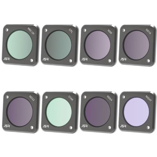Action Camera Filters CS-8in1 for DJI Action 2 by JUNESTAR - 1