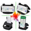 Car Dashboard Silicone Rotary Mobile Phone Holder (Black) - 3