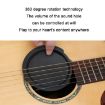Acoustic Guitar Sound Hole Cover Silicone Mute (41/42 inch) - 5
