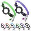 Anti-Lost Black Pet Collar Pendant with Bell for Airtag - 2