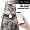Anti-Lost Black Pet Collar Pendant with Bell for Airtag - 4