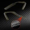 Chevrolet Corvette C8 Car Door Speaker Frame Sticker Set (2pcs, Black) - 5