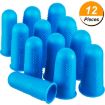 Anti-Scald Non-Slip Silicone Finger Cuffs, 4 Sets (Blue) - 1