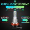 7443 12V-24V 12W Car LED Fog Light, 1800LM Ice Blue - 4