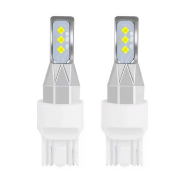 1 Pair 7443 12V-24V 12W 1800LM Yellow LED Car Fog Light - 1