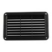 Black Louvered Ventilation Panel 193x122mm A6788 Cover - 1