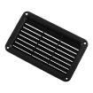 Black Louvered Ventilation Panel 193x122mm A6788 Cover - 2