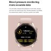 AK32 1.36" IPS Smart Watch, Bluetooth Call, Blood Oxygen, Silver Band - 5