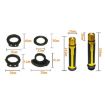 Purple Motorcycle Handlebar Grip Cover Set - Accessories - 3