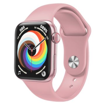 HW18 Smart Watch: 1.6" TFT, Bluetooth Call, 3D UI, Pink - 1