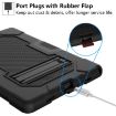Samsung Galaxy Tab A8 10.5 2021 X200 Silicone + PC Case (Black) - 4