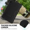 Samsung Galaxy Tab A8 10.5 2021 X200 Silicone + PC Case (Black) - 5