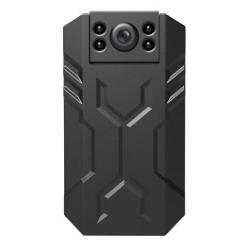 WD16 Mini HD WiFi Camera with 180 Recorder & Back Clip (Black) - 1