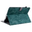 Samsung Galaxy Tab S5e Dark Green Tiger Flip Leather Case - 5