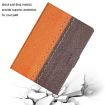 Samsung Galaxy Tab A8 Orange Smart Leather Case - 5