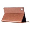 Samsung Galaxy Tab A8 2022 Prismatic Leather Case Brown - 5