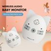 V30 Wireless Baby Monitor: Voice Monitoring, Intercom, Night Light (US Plug) - 4