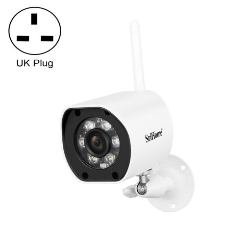 SriHome SH034 5.0MP Dual WiFi Outdoor IP66 CCTV Cam, UK Plug - 1